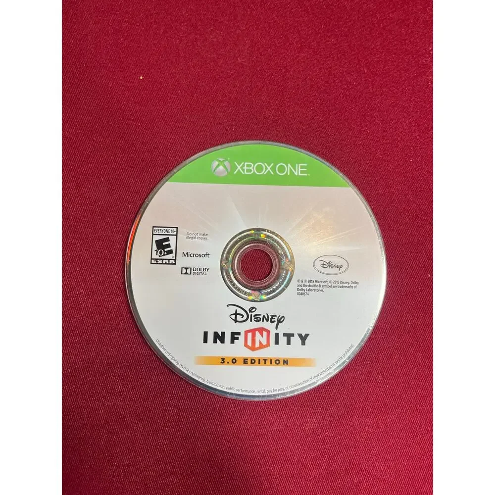 Xbox One Disney Infinity 3.0 Edition Disk Only-Tested good working cond
